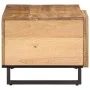 Mesa de centro de madera maciza de mango rugosa 80x51x40 cm by , Coffee table - Ref: Foro24-377456, Price: 77,23 €, Discount: %