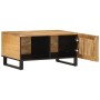 Mesa de centro de madera maciza de mango rugosa 80x51x40 cm de , Mesas de centro - Ref: Foro24-377456, Precio: 77,95 €, Descu...