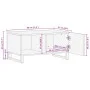 Mesa de centro de madera maciza de mango rugosa 80x51x40 cm by , Coffee table - Ref: Foro24-377456, Price: 77,23 €, Discount: %