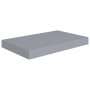Estantes flotantes de pared 4 uds gris MDF 40x23x3,8 cm en Estanterías | Comprar online en Foru.es