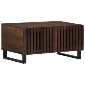 Mesa de centro madera maciza mango marrón 80x51x40 cm de , Mesas de centro - Ref: Foro24-377463, Precio: 90,34 €, Descuento: %