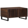Mesa de centro madera maciza mango marrón 80x51x40 cm de , Mesas de centro - Ref: Foro24-377463, Precio: 91,27 €, Descuento: %