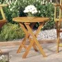 Mesa bistró de terraza madera maciza de acacia Ø46x47 cm de vidaXL, Mesas de jardín - Ref: Foro24-312116, Precio: 46,86 €, De...