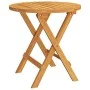 Mesa bistró de terraza madera maciza de acacia Ø46x47 cm de vidaXL, Mesas de jardín - Ref: Foro24-312116, Precio: 46,86 €, De...