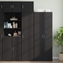 Armario de pared madera de ingeniería negro 45x42,5x40 cm de , Aparadores - Ref: Foro24-846104, Precio: 43,11 €, Descuento: %