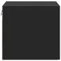 Armario de pared madera de ingeniería negro 45x42,5x40 cm de , Aparadores - Ref: Foro24-846104, Precio: 42,48 €, Descuento: %