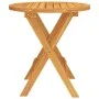 Mesa bistró de terraza madera maciza de acacia Ø46x47 cm de vidaXL, Mesas de jardín - Ref: Foro24-312116, Precio: 46,86 €, De...
