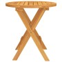 Mesa bistró de terraza madera maciza de acacia Ø46x47 cm de vidaXL, Mesas de jardín - Ref: Foro24-312116, Precio: 46,80 €, De...