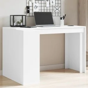 Escritorio de oficina madera ingeniería blanco 123,5x73,5x75 cm de , Escritorios - Ref: Foro24-847982, Precio: 98,94 €, Descu...