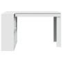 Escritorio de oficina madera ingeniería blanco 123,5x73,5x75 cm de , Escritorios - Ref: Foro24-847982, Precio: 100,62 €, Desc...