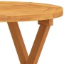 Mesa bistró de terraza madera maciza de acacia Ø46x47 cm de vidaXL, Mesas de jardín - Ref: Foro24-312116, Precio: 46,80 €, De...