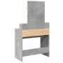Tocador con luces LED gris hormigón 80x41x144,5 cm de , Tocadores para dormitorios - Ref: Foro24-848181, Precio: 116,28 €, De...