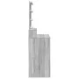 Tocador con luces LED color gris Sonoma 80x41x144,5 cm de , Tocadores para dormitorios - Ref: Foro24-848183, Precio: 112,18 €...