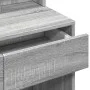 Tocador con luces LED color gris Sonoma 80x41x144,5 cm de , Tocadores para dormitorios - Ref: Foro24-848183, Precio: 112,18 €...