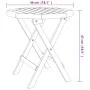 Mesa bistró de terraza madera maciza de acacia Ø46x47 cm de vidaXL, Mesas de jardín - Ref: Foro24-312116, Precio: 46,86 €, De...