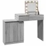 Tocador con luces LED gris sonoma 115x37x110,5 cm de , Tocadores para dormitorios - Ref: Foro24-848232, Precio: 120,56 €, Des...