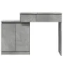 Tocador con luces LED gris hormigón 115x37x110,5 cm de , Tocadores para dormitorios - Ref: Foro24-848230, Precio: 121,25 €, D...