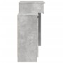 Tocador con luces LED gris hormigón 115x37x110,5 cm de , Tocadores para dormitorios - Ref: Foro24-848230, Precio: 123,41 €, D...
