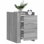 Mesita de noche madera de ingeniería gris Sonoma 45x50x65 cm de , Mesitas de noche - Ref: Foro24-848309, Precio: 90,64 €, Des...