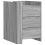 Mesita de noche madera de ingeniería gris Sonoma 45x50x65 cm de , Mesitas de noche - Ref: Foro24-848309, Precio: 90,64 €, Des...