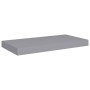 Estantes flotantes de pared 2 uds MDF gris 50x23x3,8 cm en Estanterías | Comprar online en Foru.es