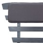 Banco de jardín con cojines 2 en 1 190 cm gris madera de acacia de vidaXL, Bancos de jardín - Ref: Foro24-312119, Precio: 298...