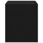 Mesitas de noche de pared 2 unidades negra 45x30x35 cm de , Mesitas de noche - Ref: Foro24-848328, Precio: 75,92 €, Descuento: %