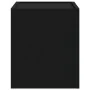 Mesitas de noche de pared 2 unidades negra 45x30x35 cm by , Nightstands - Ref: Foro24-848328, Price: 74,95 €, Discount: %