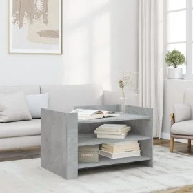 Mesa de centro madera de ingeniería gris hormigón 80x50x50 cm by , Coffee table - Ref: Foro24-848342, Price: 60,14 €, Discoun...