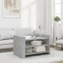 Mesa de centro madera de ingeniería gris hormigón 80x50x50 cm by , Coffee table - Ref: Foro24-848342, Price: 60,14 €, Discoun...