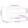 Mesa de centro madera de ingeniería gris hormigón 80x50x50 cm by , Coffee table - Ref: Foro24-848342, Price: 60,14 €, Discoun...