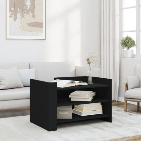 Mesa de centro madera de ingeniería negra 80x50x50 cm de , Mesas de centro - Ref: Foro24-848340, Precio: 61,71 €, Descuento: %