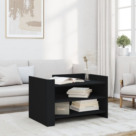 Mesa de centro madera de ingeniería negra 80x50x50 cm de , Mesas de centro - Ref: Foro24-848340, Precio: 62,46 €, Descuento: %