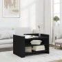 Mesa de centro madera de ingeniería negra 80x50x50 cm de , Mesas de centro - Ref: Foro24-848340, Precio: 61,71 €, Descuento: %