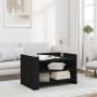 Mesa de centro madera de ingeniería negra 80x50x50 cm de , Mesas de centro - Ref: Foro24-848340, Precio: 62,46 €, Descuento: %