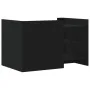 Mesa de centro madera de ingeniería negra 80x50x50 cm de , Mesas de centro - Ref: Foro24-848340, Precio: 61,71 €, Descuento: %