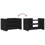 Mesa de centro madera de ingeniería negra 80x50x50 cm de , Mesas de centro - Ref: Foro24-848340, Precio: 62,46 €, Descuento: %