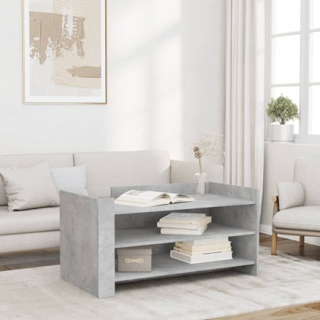 Mesa de centro madera de ingeniería gris hormigón 100x50x50 cm de , Mesas de centro - Ref: Foro24-848349, Precio: 70,85 €, De...