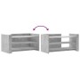 Mesa de centro madera de ingeniería gris hormigón 100x50x50 cm de , Mesas de centro - Ref: Foro24-848349, Precio: 70,85 €, De...
