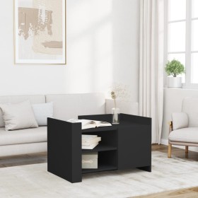 Mesa de centro madera de ingeniería negra 80x50x50 cm de , Mesas de centro - Ref: Foro24-848354, Precio: 67,06 €, Descuento: %
