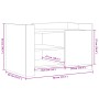 Mesa de centro madera de ingeniería negra 80x50x50 cm de , Mesas de centro - Ref: Foro24-848354, Precio: 67,06 €, Descuento: %