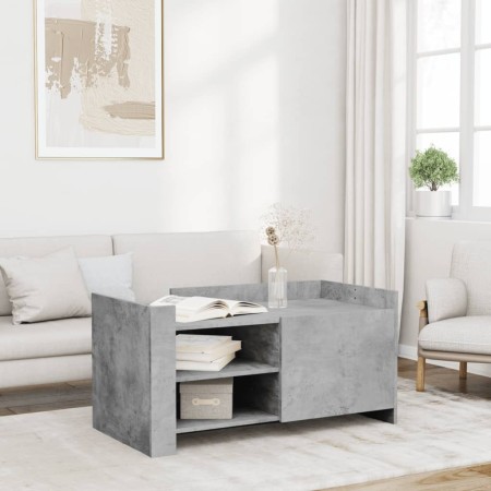Mesa de centro madera de ingeniería gris hormigón 100x50x50 cm de , Mesas de centro - Ref: Foro24-848363, Precio: 76,50 €, De...