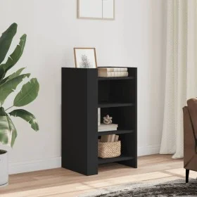 Aparador de madera de ingeniería negro 45x35x75 cm by , Sideboards - Ref: Foro24-848382, Price: 52,28 €, Discount: %