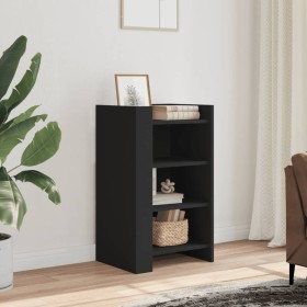 Aparador de madera de ingeniería negro 45x35x75 cm de , Aparadores - Ref: Foro24-848382, Precio: 53,01 €, Descuento: %