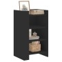 Aparador de madera de ingeniería negro 45x35x75 cm de , Aparadores - Ref: Foro24-848382, Precio: 53,01 €, Descuento: %