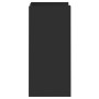 Aparador de madera de ingeniería negro 45x35x75 cm de , Aparadores - Ref: Foro24-848382, Precio: 53,01 €, Descuento: %
