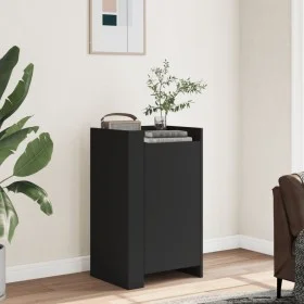 Aparador de madera de ingeniería negro 45x35x75 cm de , Aparadores - Ref: Foro24-848396, Precio: 84,52 €, Descuento: %