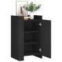 Aparador de madera de ingeniería negro 45x35x75 cm de , Aparadores - Ref: Foro24-848396, Precio: 86,96 €, Descuento: %