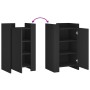 Aparador de madera de ingeniería negro 45x35x75 cm de , Aparadores - Ref: Foro24-848396, Precio: 86,96 €, Descuento: %