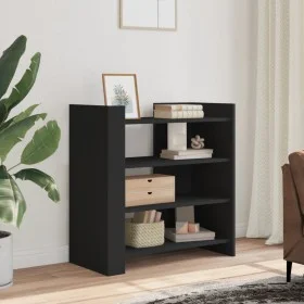Aparador de madera de ingeniería negro 73,5x35x75 cm de , Aparadores - Ref: Foro24-848389, Precio: 62,16 €, Descuento: %